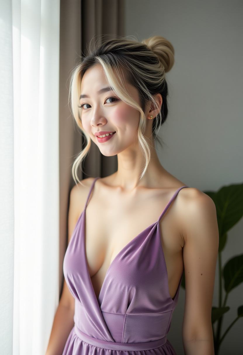 春水初涨溪边抓鱼
